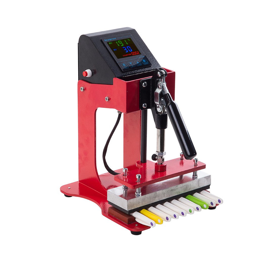 New Design 10 in 1 Combo Pen Heat Press Machine Pen Transfer Machine for Diameter 10-11 mm Pens