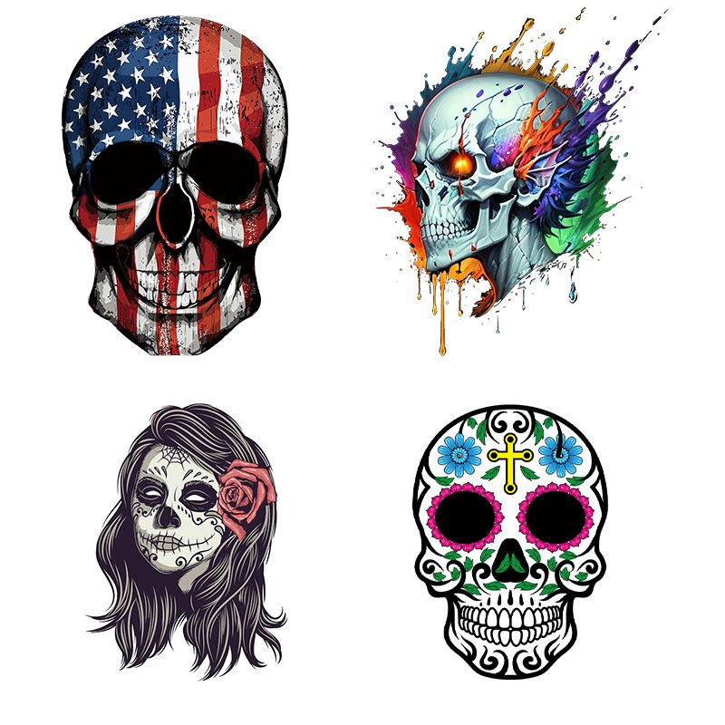Wholesale High Quality Vinyl Heat Transfer Labels Waterproof Scratch-Resistant DTF Stickers for T-Shirts Transfer Printing