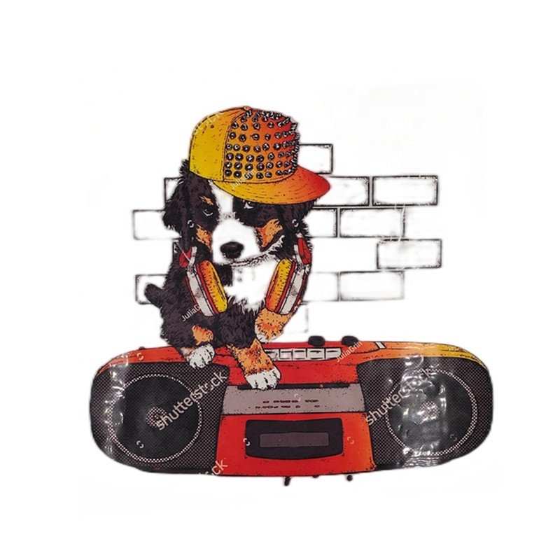 Patch Plastisol Heat Transfer Sticker Custom Logo Iron on Transfer Printing Heat Press Vinyl PET Film Customized Size Garment