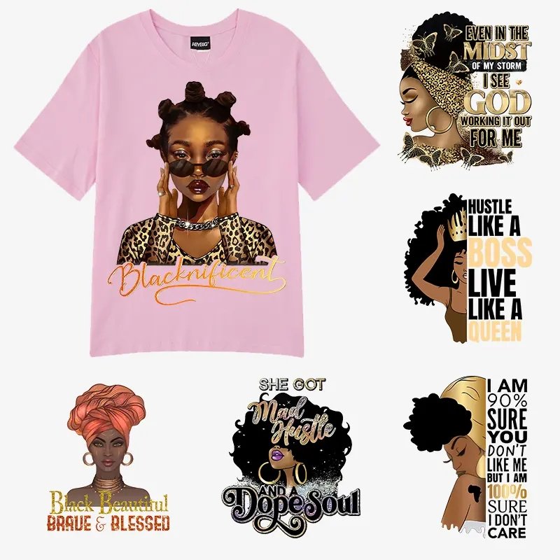unique design Washable T-shirt Thermal Sticker Transfer Factory Custom Garment PET Film Heat Transfer Printing manufacturer