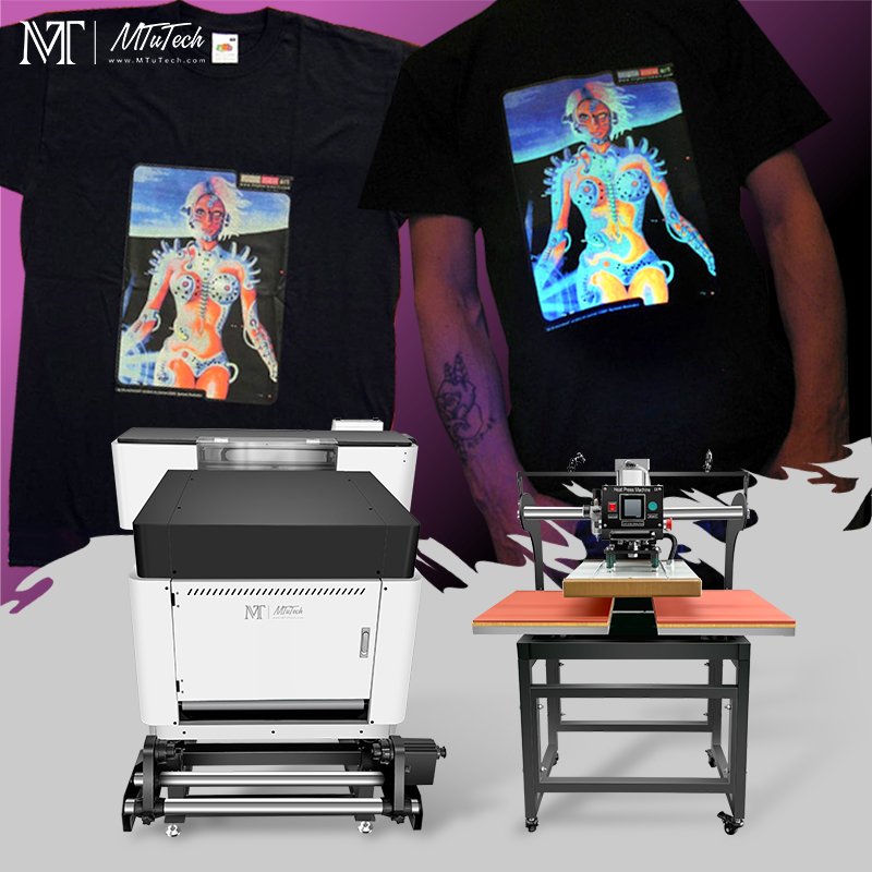Low investment And High Return MTuTech Pet Film for Best DTF Printer 60cm i3200 Heat Transfer Printing