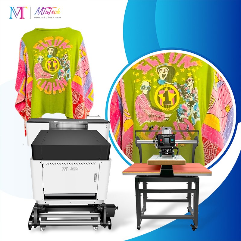 Low investment And High Return MTuTech Pet Film for Best DTF Printer 60cm i3200 Heat Transfer Printing