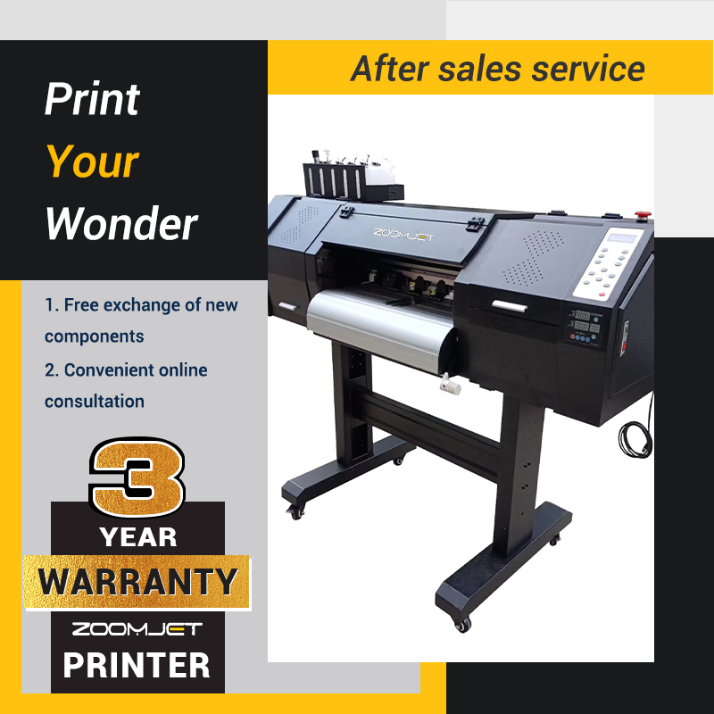 High Productivity and High Precision T shirt printing Machine 24 Inches DTF Printer for Printing Directly to Film