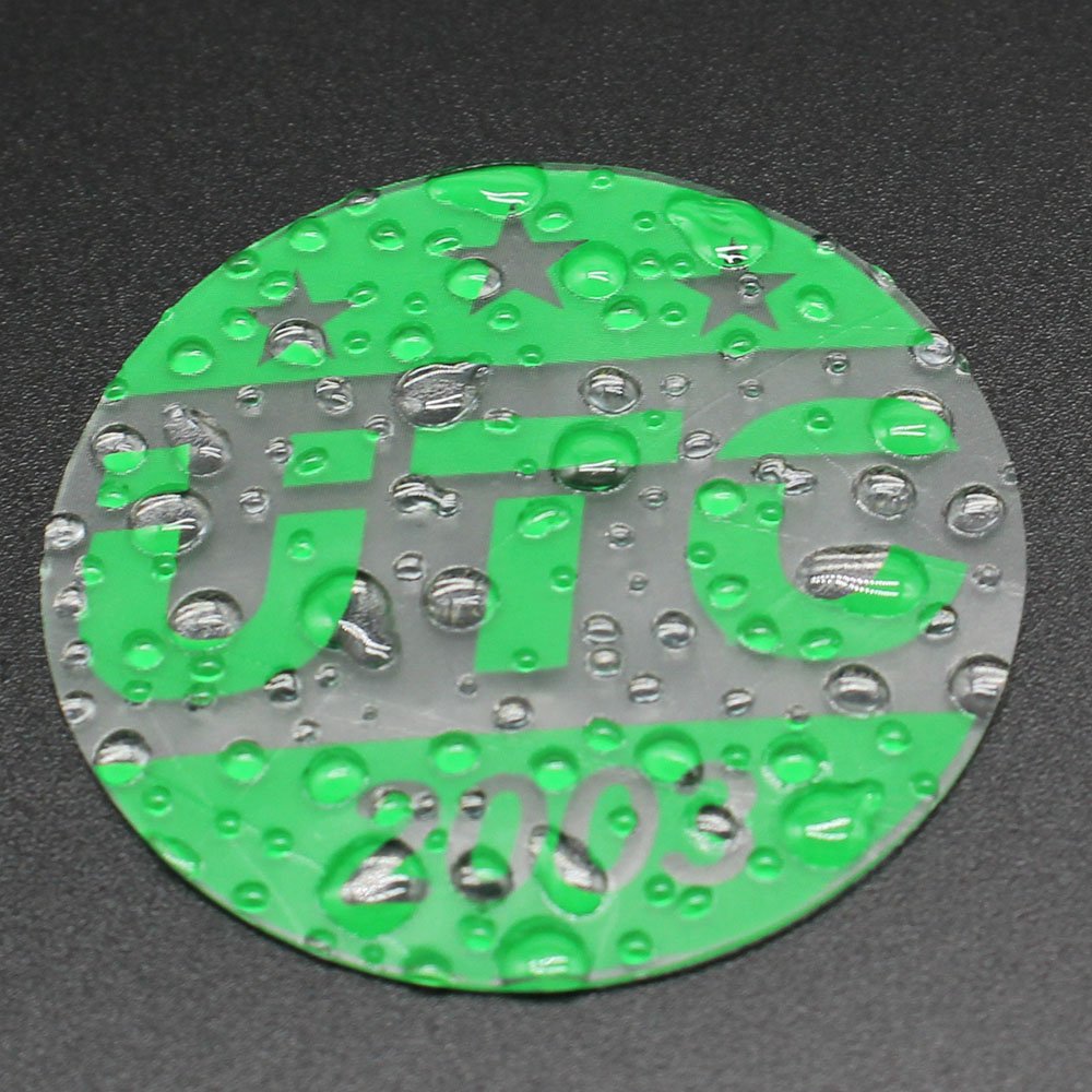 3D Gold Foil Color Rubber High Frequency Iron on Transfer Patch for garment