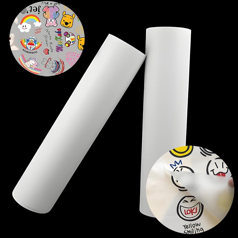 T Shirt printing Dtf Film Dtf Pet Film Roll For Heat Transfer Printer High Glossy Instant Hot Peel