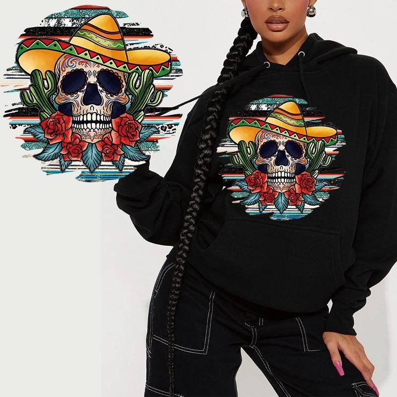 Custom dtf transfers Anime Halloween Iron On Clothing Patches Print Transfers Printed Dtf Screen Heat Transfer Logo For Clothing