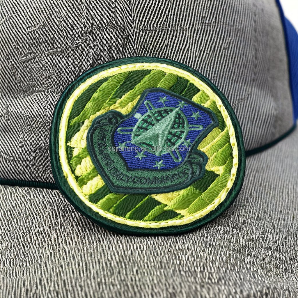 Custom Chenille Patches Embroidery Woven Leather Rubber Heat Transfer Printing PVC/PU Thermal Sublimation Patches