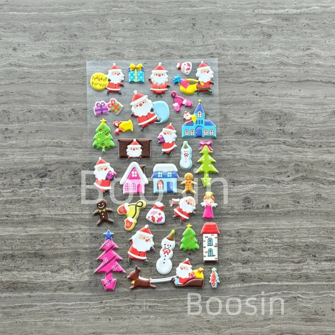 New Style Printed Waterproof Die Cut Adhesive Vinyl PVC Sticker Pack Logo Foam Stickers Cute Cartoon Flash sticker