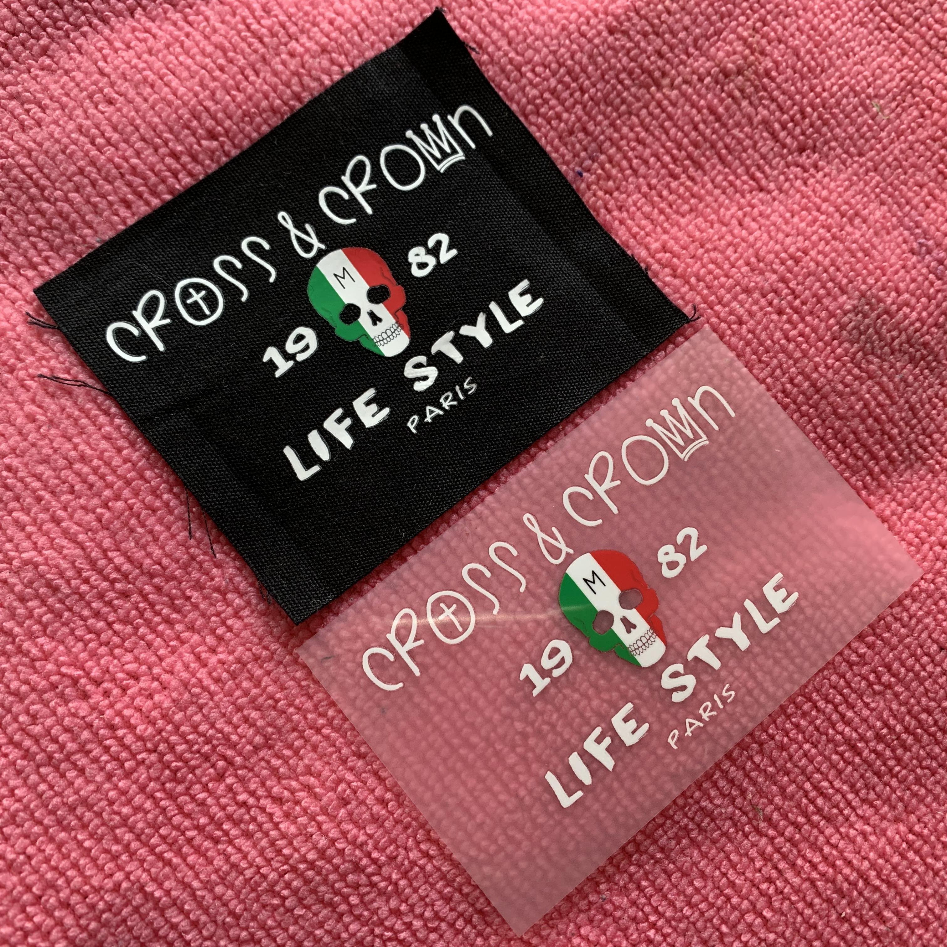 Custom Clothing Silicone Label Iron On T Shirt Garment Heat Transfer Logo Silicone Rubber Logo 3D Silicone Labels For Clothing