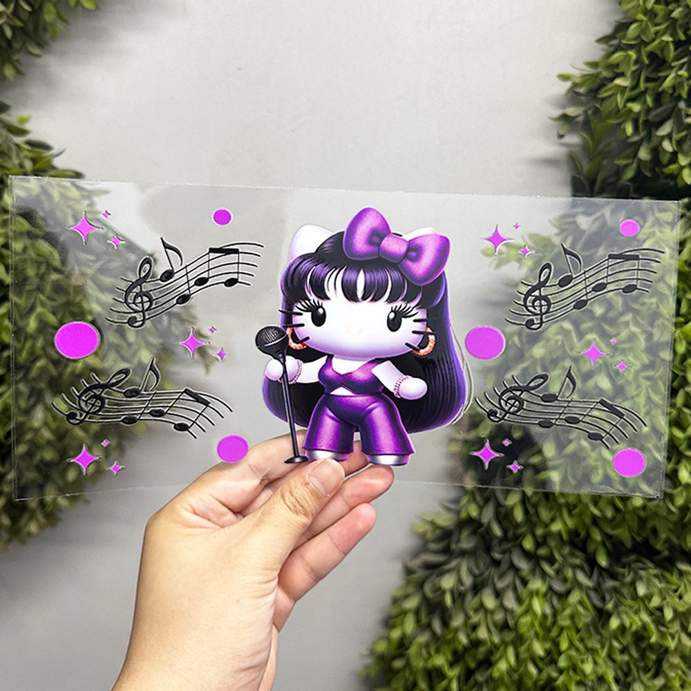 Low MOQ Printing 5000+ Design High Quality DTF Sticker Label Waterproof UV DTF Cup Wrap Transfers