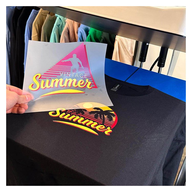 best quality heat transfer vinyl film sports wear 3D logo custom camouflage heat transfers printing for fashion t shirts