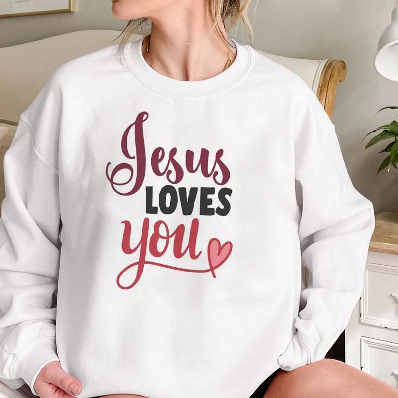 Wholesale Custom Jesus Love You Printing Transfer Custom Plastisol Heat Screen Print Transfers for T-shirt