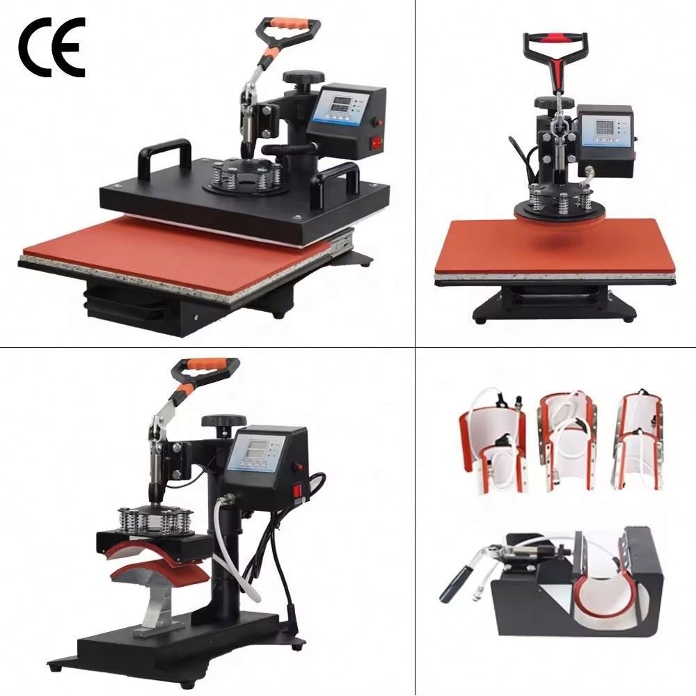 15 In 1 Combo Heat Press Machine T Shirt Heat Transfer Machine