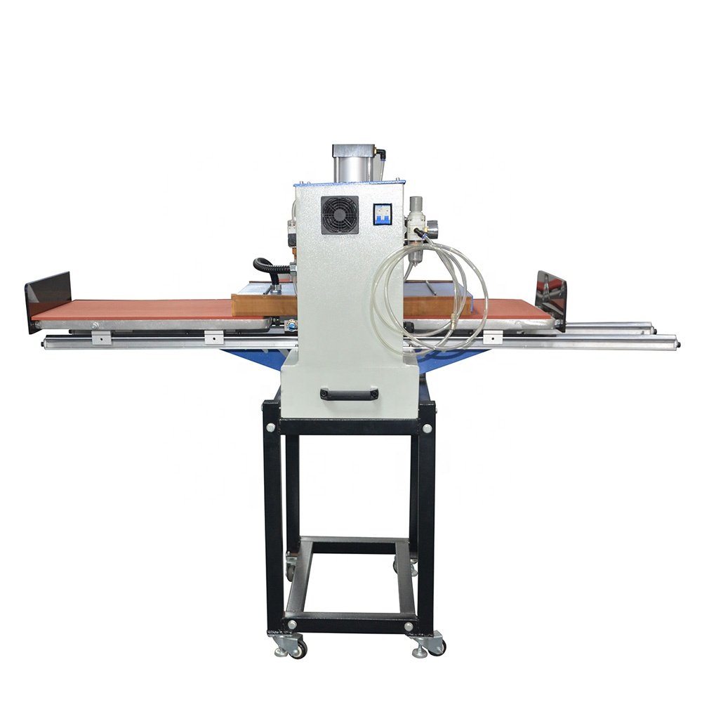 Semi-automatic multi-functional pneumatic electric heating heat press transfer printing machine for sublimation ornament blank