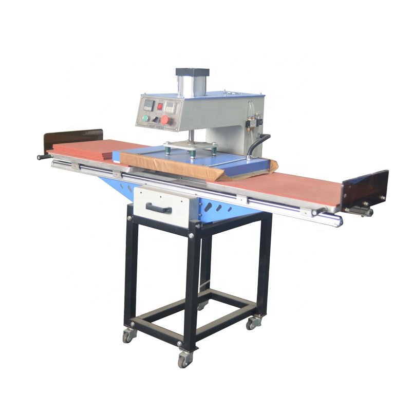 Semi-automatic multi-functional pneumatic electric heating heat press transfer printing machine for sublimation ornament blank