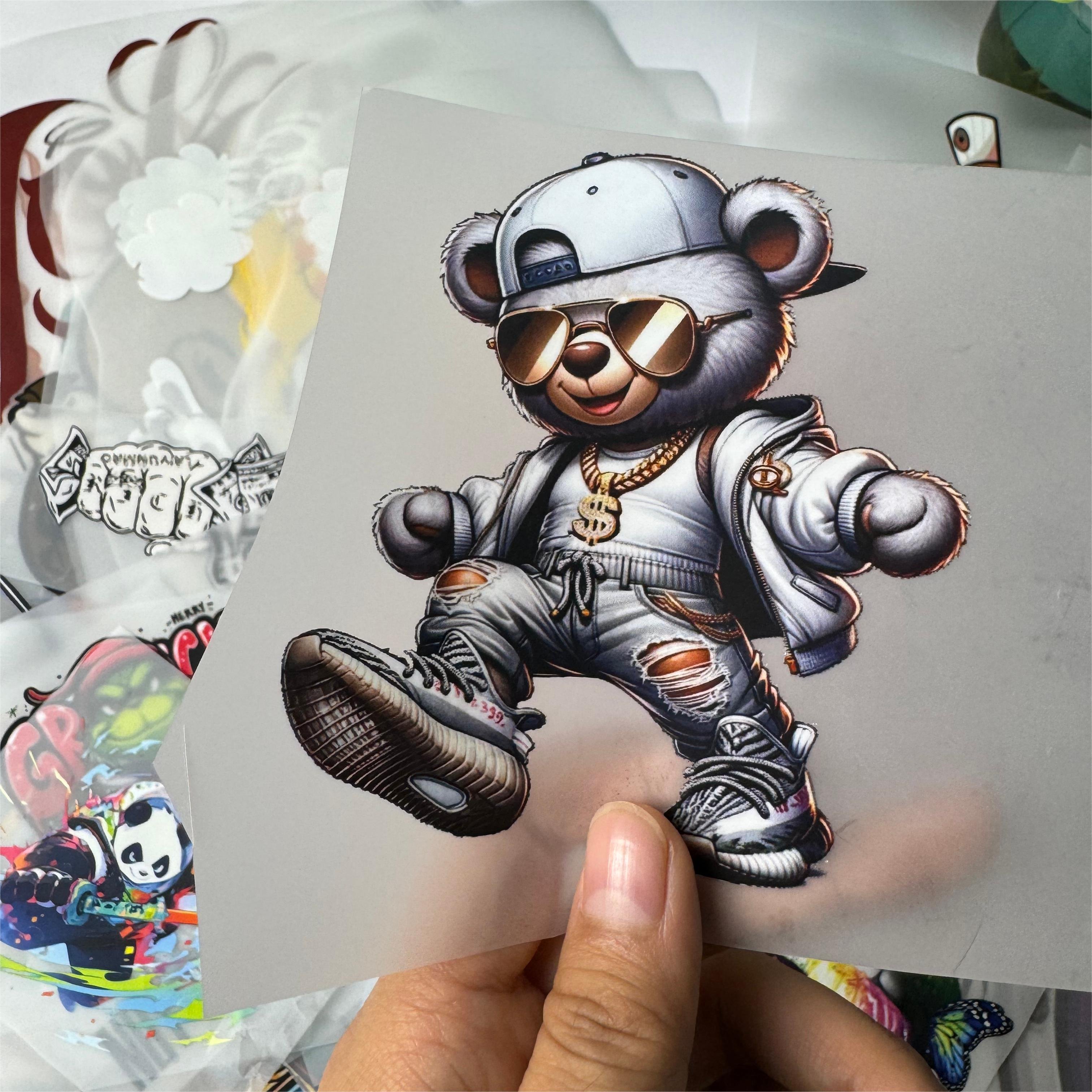 High Quality Vinyl Heat Transfer Waterproof Labels for DTF T-Shirts & Mugs Wholesale Fashion Sticker Printing Product