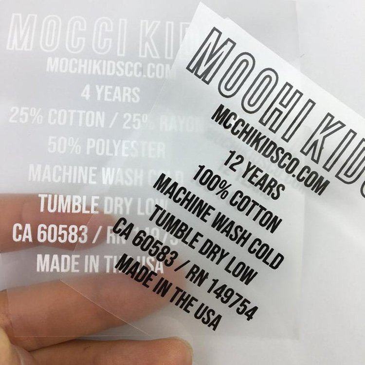 China manufactures custom design logo heat transfer 3d silicone rubber labels iron on vinyl clothing labels