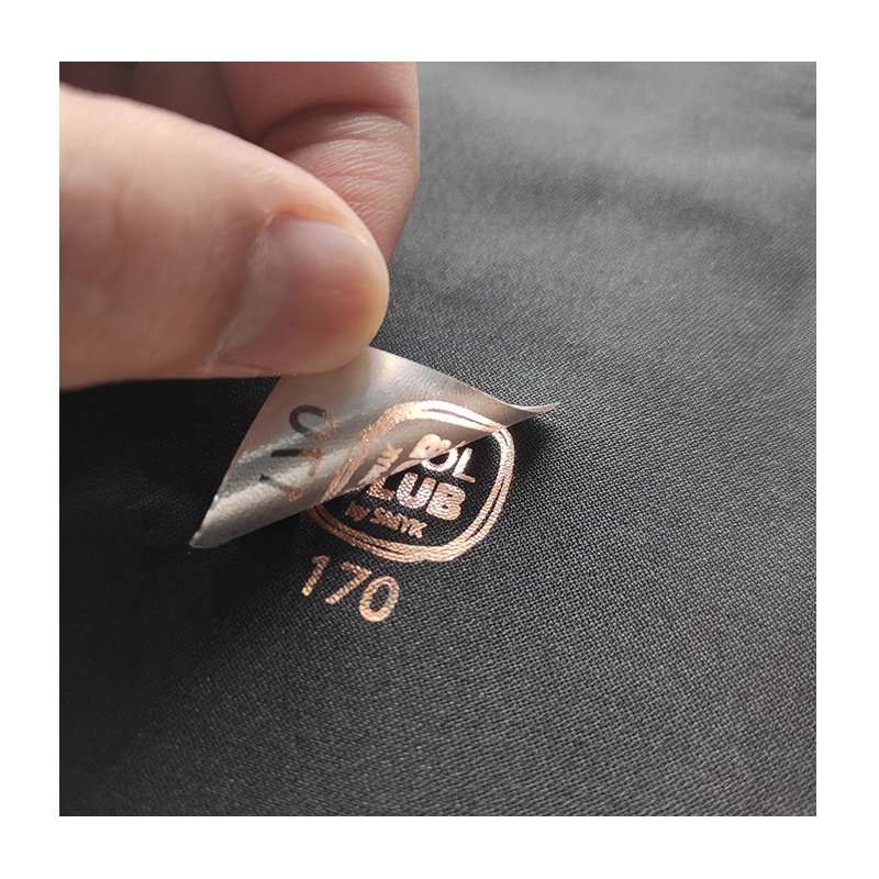 Custom Iron Logo T Shirts Vinyl Rose Gold Heat Transfer Stickers For Clothes
