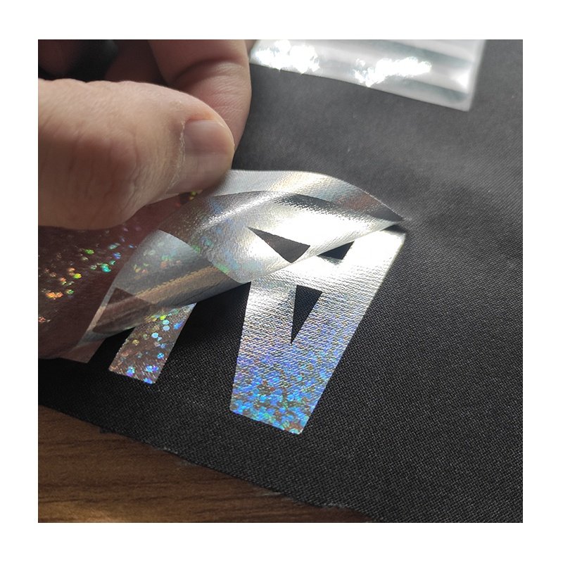 Custom Iron Logo T Shirts Vinyl Rose Gold Heat Transfer Stickers For Clothes