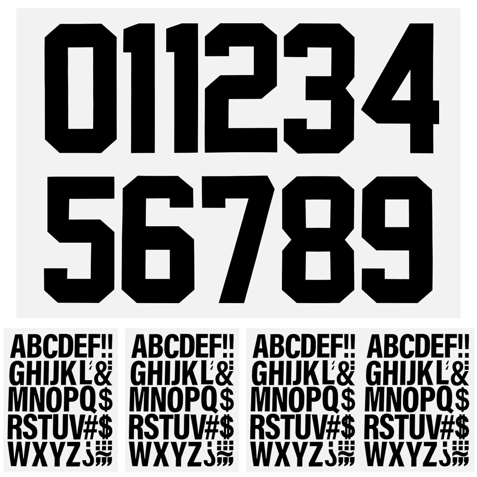 Custom Football Team Number Printed Heated Transferable Custom Player Name DTF Heat Transfer Print Sticker