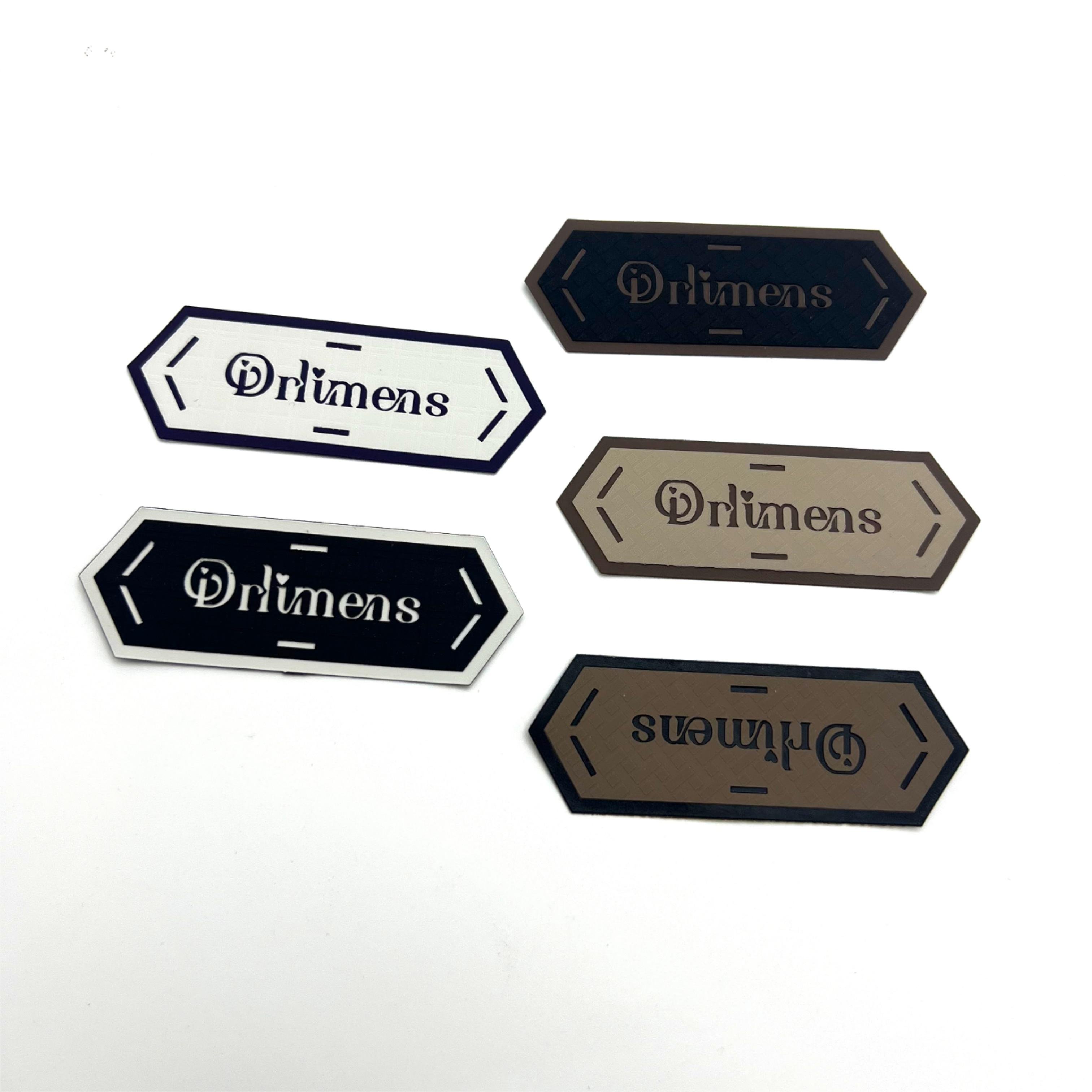 Washable High Quality Labels PVC Embossed Clothing Heat Transfer Printing 3D Rubber Silicone Patch