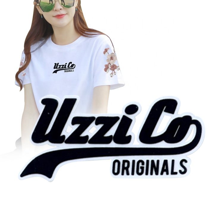 Custom Clothing 3D Raised Logo Tpu And Silicone Heat Transfer Printing Brand Pattern Shoes Patch