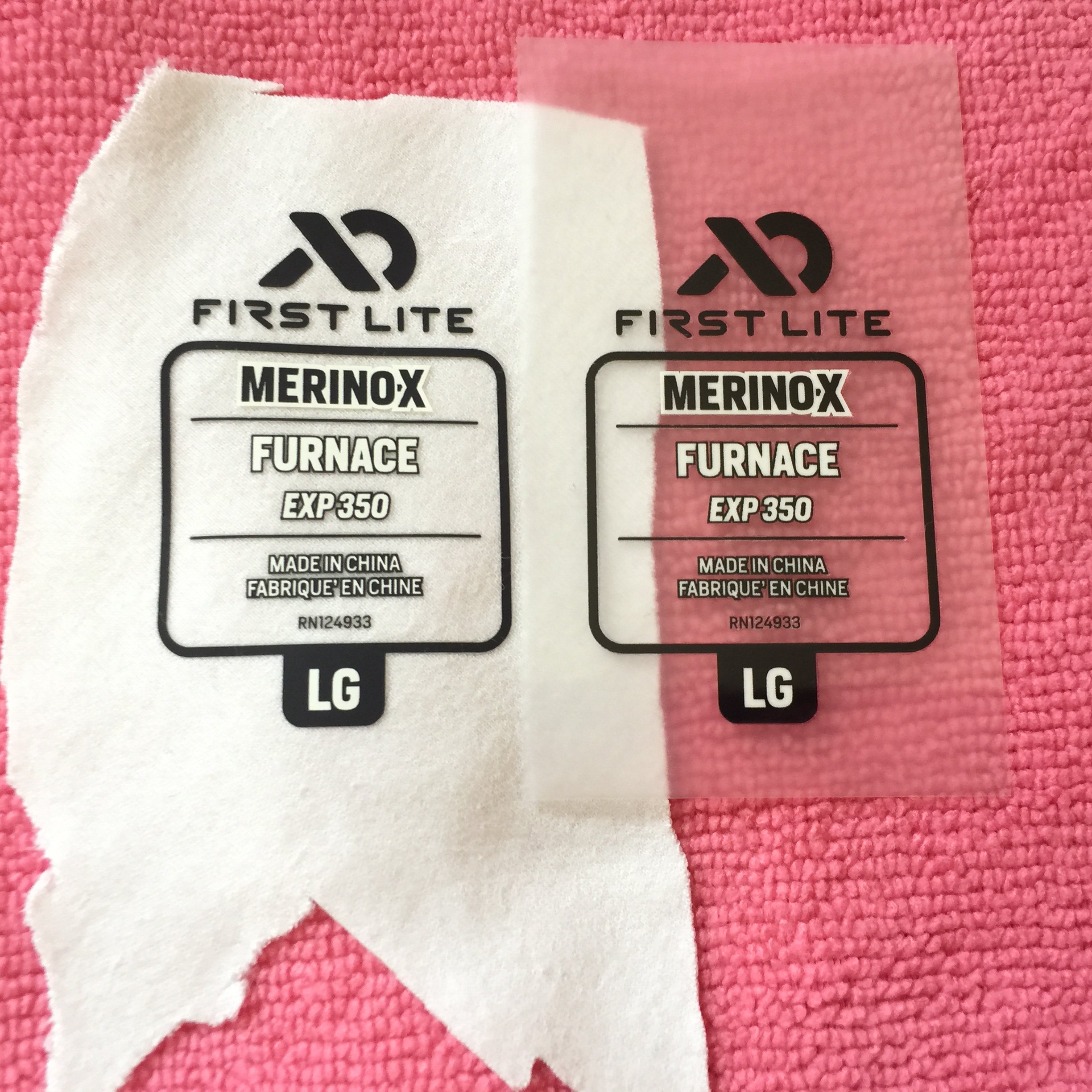 brand logo full color heat transfer label,promotional navy blue color thermal transfer label for underwear