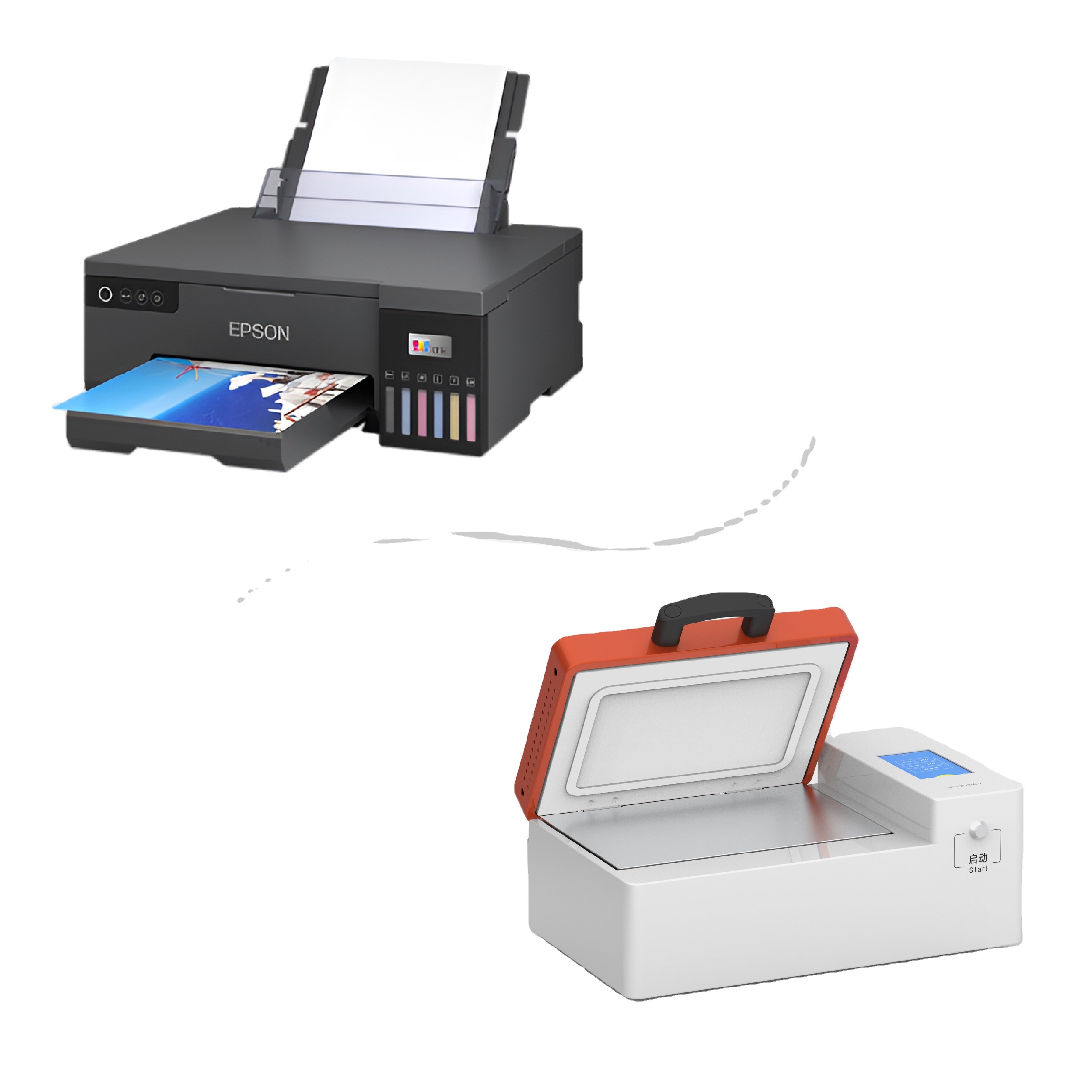 DOYAN Best Price New Mini 3D Sublimation Vacuum Heat Press Machine for printing custom design phone case