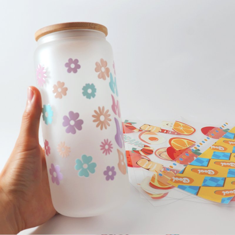 wholesale UV DTF cup wraps stickers for cups 16oz 20oz tumblers Transfer Printing UV DTF heat transfers custom