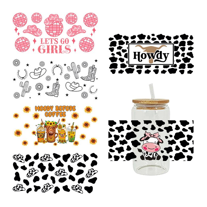 New Arrival Customized Transfer Printing Labels Printing Uv Dtf Cup Wrap Transfers Cup Uv Transfer And Dtf Sticker