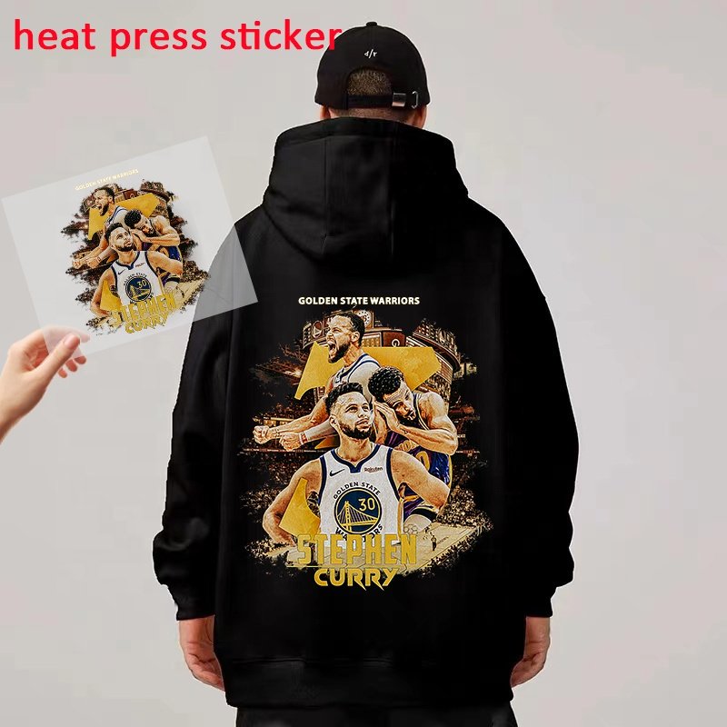 Factory Direct Wholesale High quality hot press decals heat press sticker transfer printing dtf transfers for t shirts