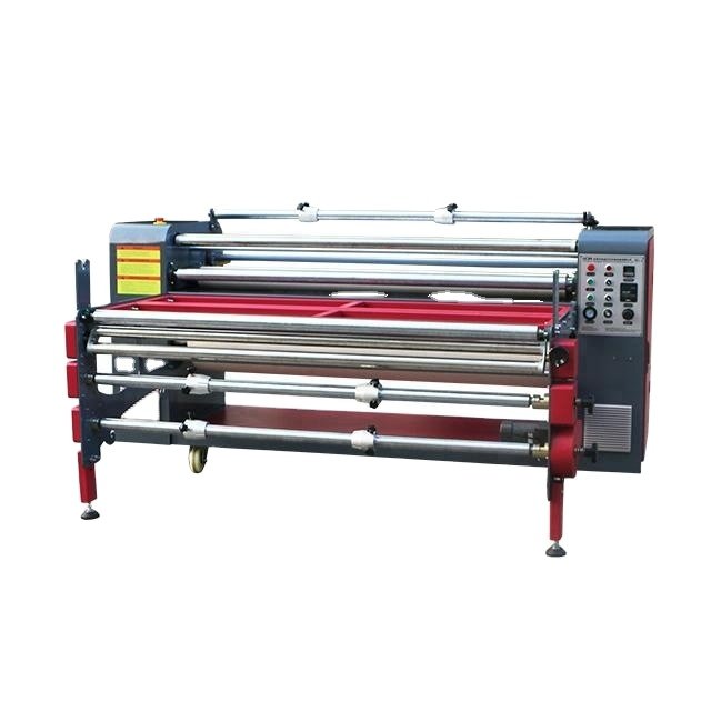 67 Inch Roller Heat Press Machine Sublimation Printer Process Width Oil Heated Drum Calender Heat Press Roll To Roll
