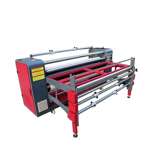 67 Inch Roller Heat Press Machine Sublimation Printer Process Width Oil Heated Drum Calender Heat Press Roll To Roll