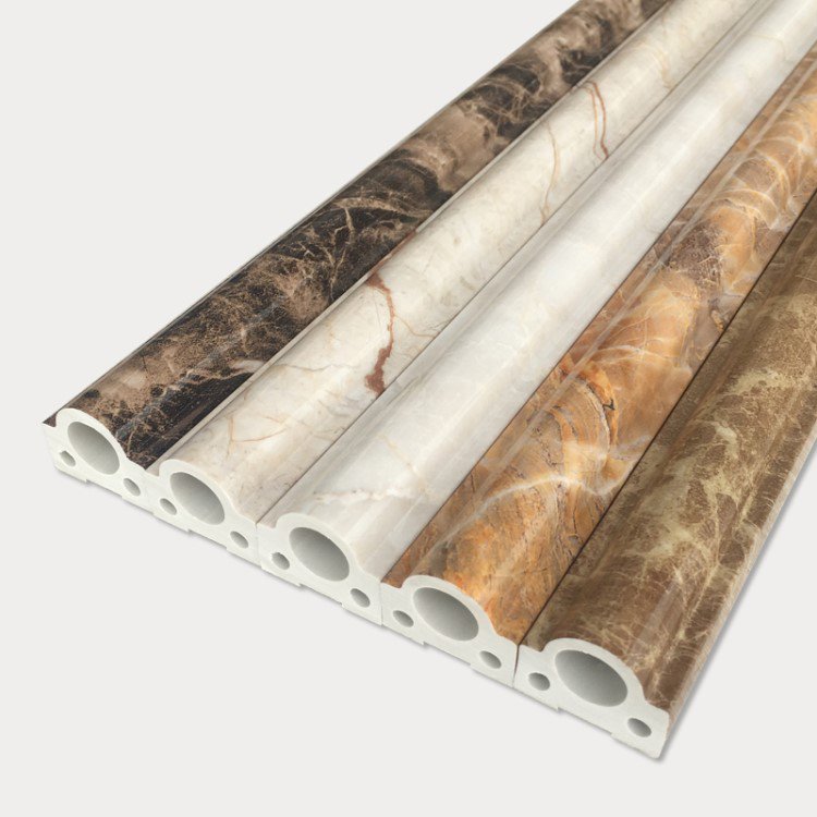 hot stamping transfer printing machine for PVC marble profile