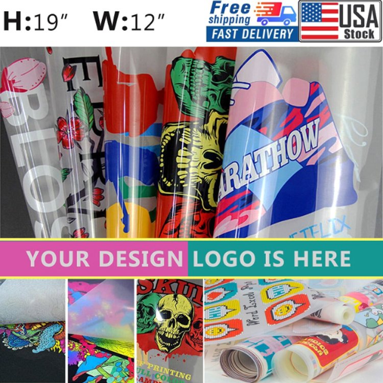 New Arrival Wholesale Custom Screen Printing Plastisol Heat Transfers Dtf Transfer Vinyl Size Custom Color