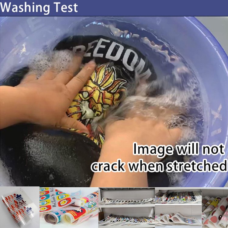 New Arrival Wholesale Custom Screen Printing Plastisol Heat Transfers Dtf Transfer Vinyl Size Custom Color