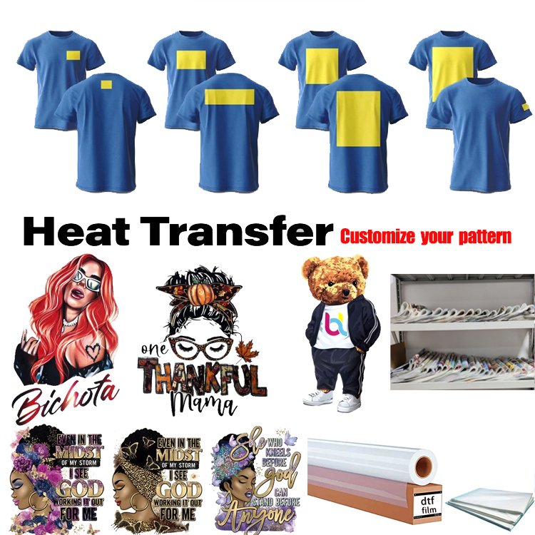 New Arrival Wholesale Custom Screen Printing Plastisol Heat Transfers Dtf Transfer Vinyl Size Custom Color