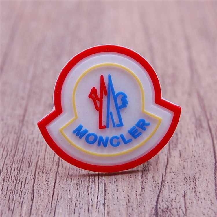 Custom 3D heat transfer silicon labels 3D rubber patch ironed for clothing/bag