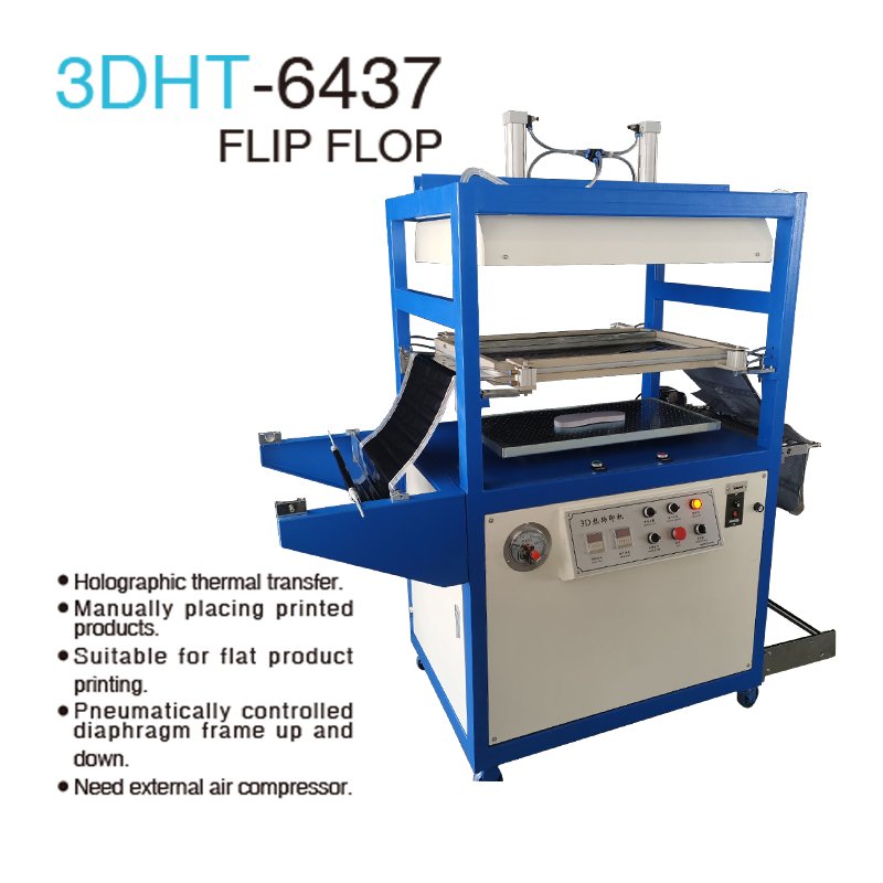 3DHT-6437 3D Heat transfer machine for slipper and sandal, heat transfer printing machine for slippers, shoes, flip flops