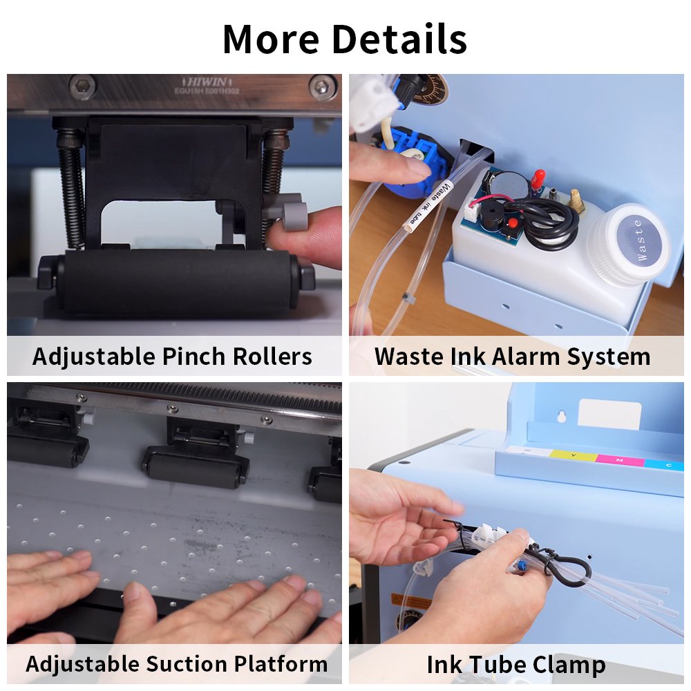 PYD Life Digital A3 DTF Inkjet Printer XP600 Pet Film 30CM T Shirt Printing Machine With Oven For Textile