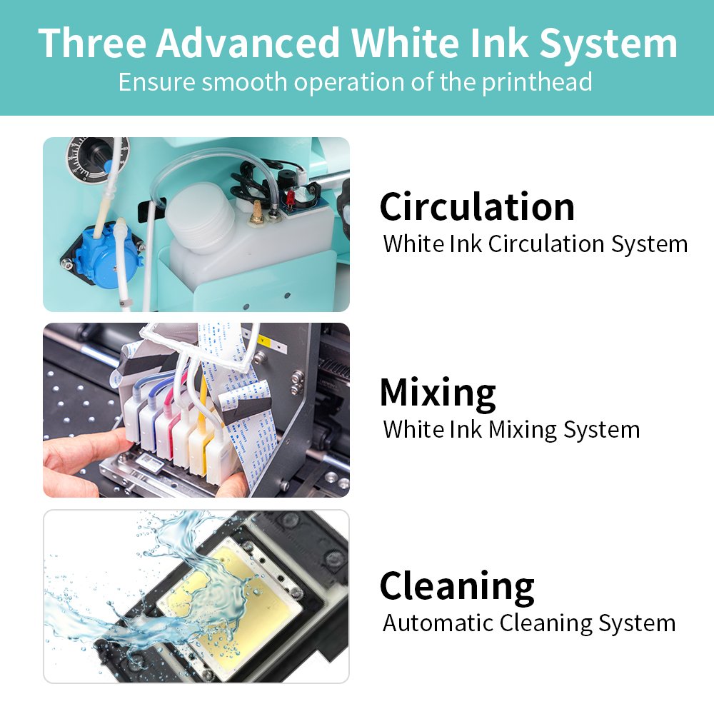 PYD Life Digital A3 DTF Inkjet Printer XP600 Pet Film 30CM T Shirt Printing Machine With Oven For Textile