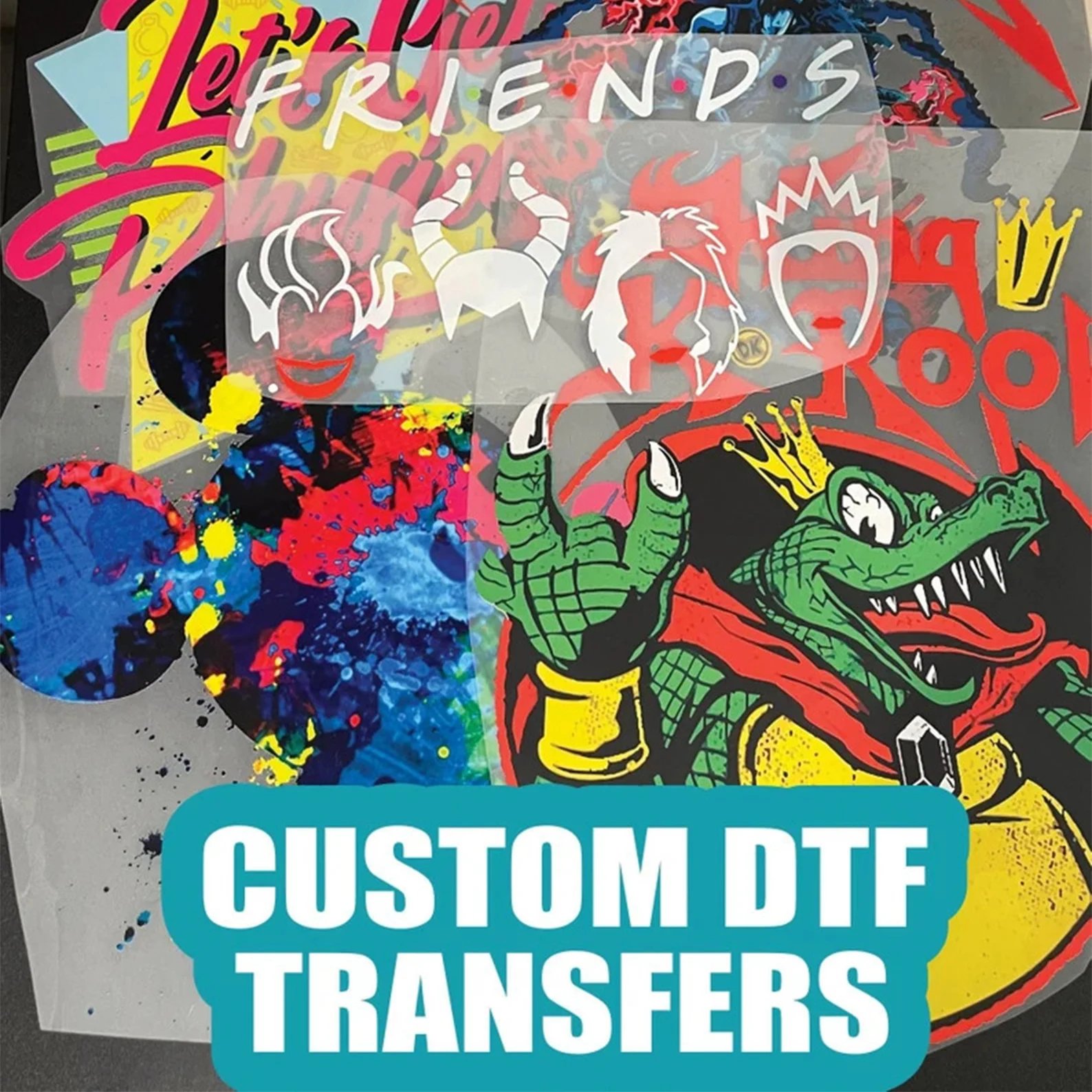 Wholesale Custom Screen Printing Plastisol Heat Transfers Dtf Transfer Vinyl Clothing Printing