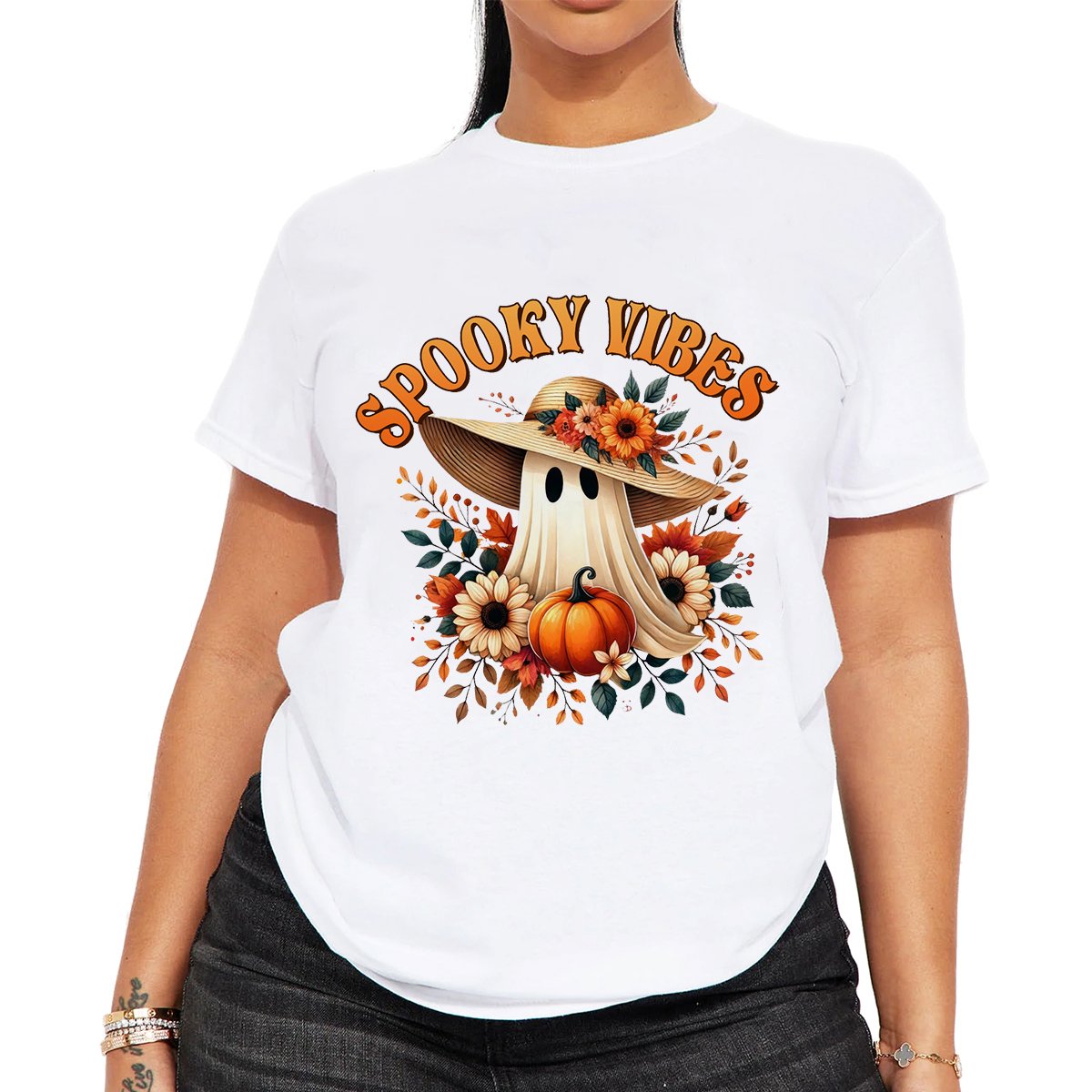 Halloween Heat Transfer Printing Easy-to-Press DTF Stickers for Screen Printing for T-Shirts Tumblers Garments