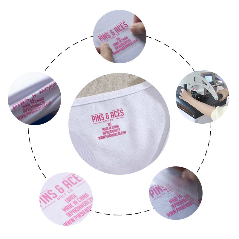 Heat transfer sticker metal transfer stickers transfer sticker for t-shirt fashion custom