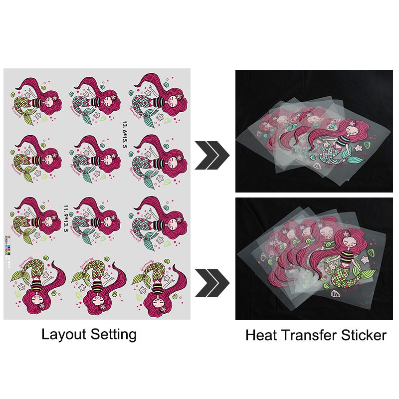 Kenteer custom designs iron on sticker transfer printing fabric plastisol heat transfers for t-shirt clothing press logo
