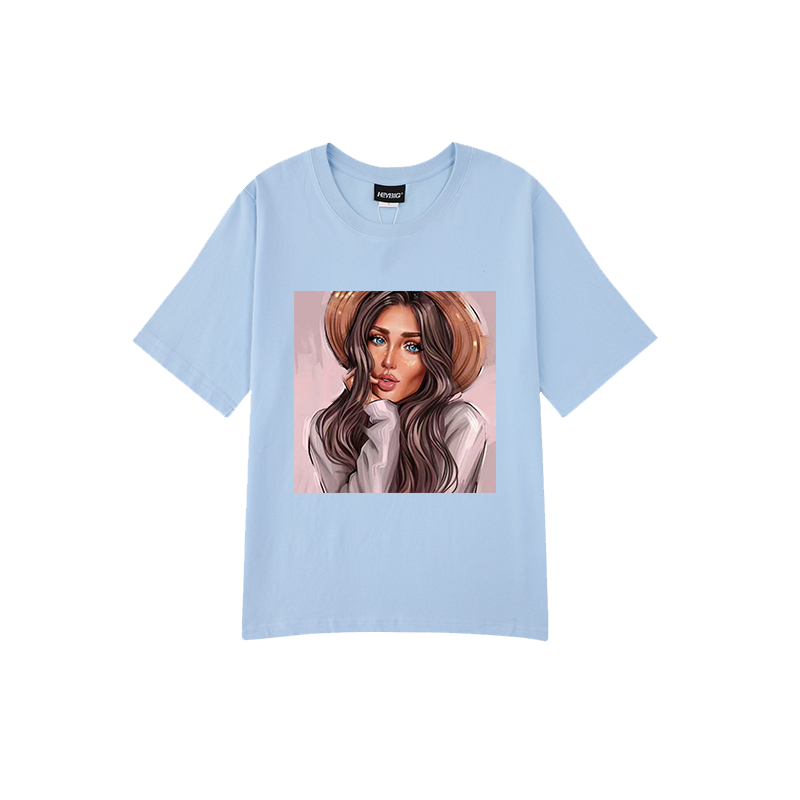 Customized Black Girl Heat Transfer Sticker T-shirt Heat Transfer