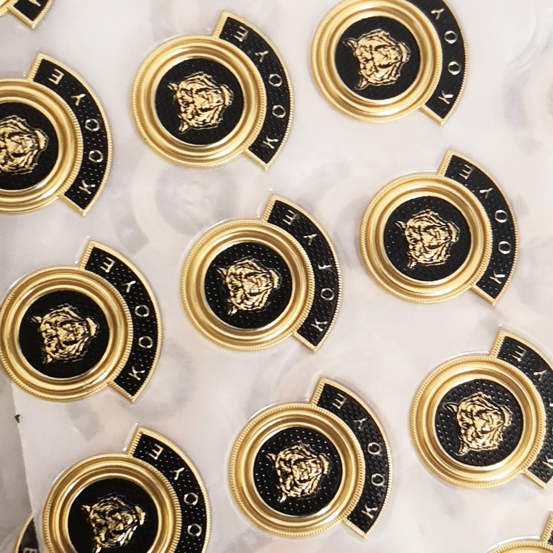 Factory price Custom washable high-frequency Heat transfer printing PVC Embossed 3D logo high quality labels for clothing
