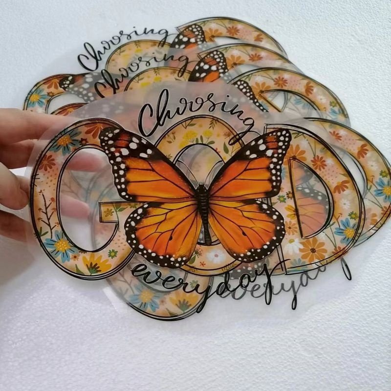 4Styles With God all things are Possible Sublimation Transfer Plastisol Vinyl Offset Screen Print Heat Transfer Stickers Patch