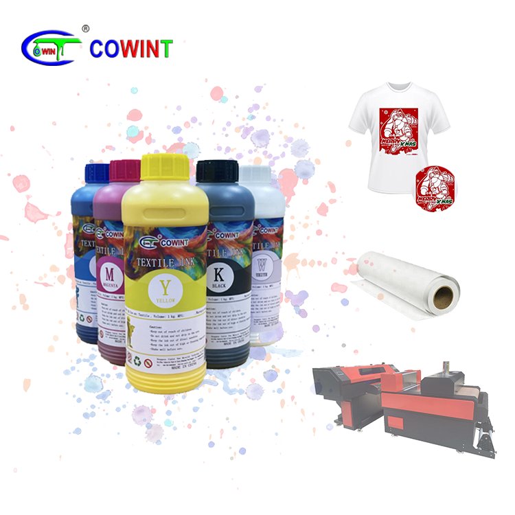 Best selling ink DTF Textile Printing Xp600 I1600 I3200 Multi-color DTF Pigment ink for T-shirt transfer printing