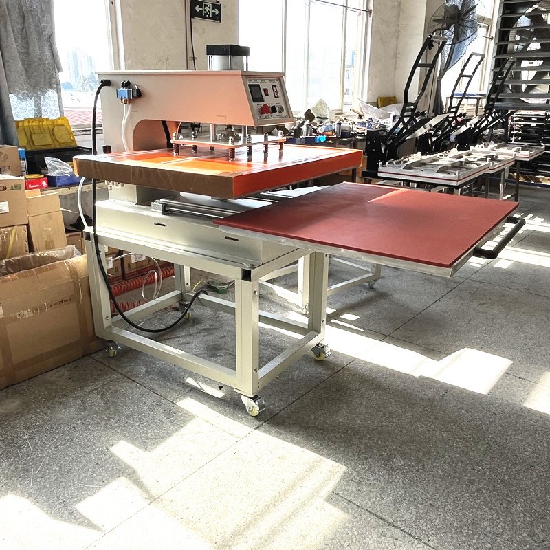 80x100 Good Price Large Format Pneumatic Pressing T-shirt Heat Press Machine Sublimation